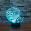 Green Bay Packers Team Logo 3D Light LED