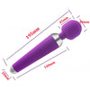 USB Rechargeable AV Magic Wand Vibrator Massager