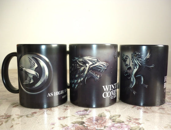 Game of Thrones mugs Stark - Arryn - Lannister (colour change)