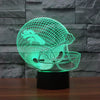 Denver Broncos Team Logo 3D Light LED