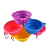 Pet Travel Bowl Silicone Collapsible Feeding Water Dish