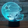 Dallas Cowboys Team Logo 3D Light LED