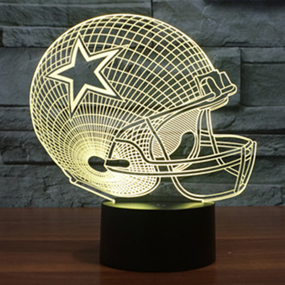 Dallas Cowboys Team Logo 3D Light LED