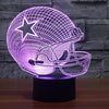 Dallas Cowboys Team Logo 3D Light LED