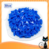 100pcs / lot Cat Nail with free 5Adhesive Glue + 5Applicator