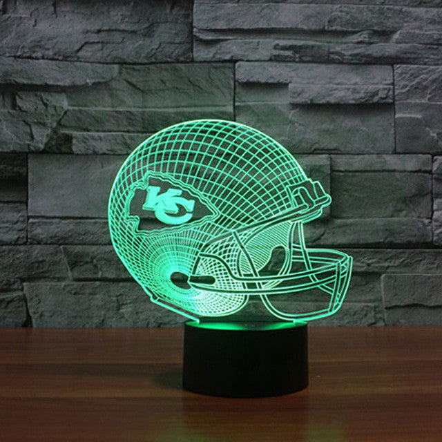 Denver Broncos Team Logo 3D Light LED