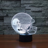 Denver Broncos Team Logo 3D Light LED