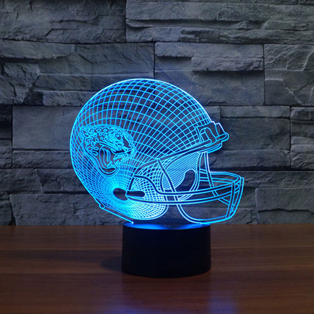 Denver Broncos Team Logo 3D Light LED
