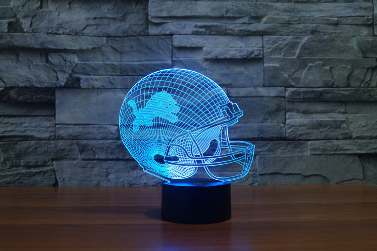 3D Light LED for Detroit Lions Fan Gifts