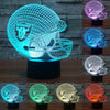 Oakland Raider Team Logo 3D Light LED