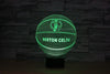 BOSTON CELTIC Team Logo 3D Light LED