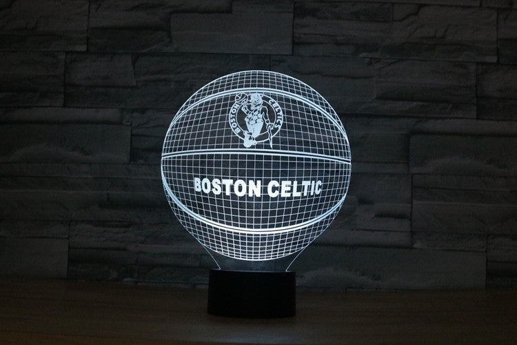BOSTON CELTIC Team Logo 3D Light LED