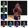 Star Wars Night Light Color Changing Table Lamp