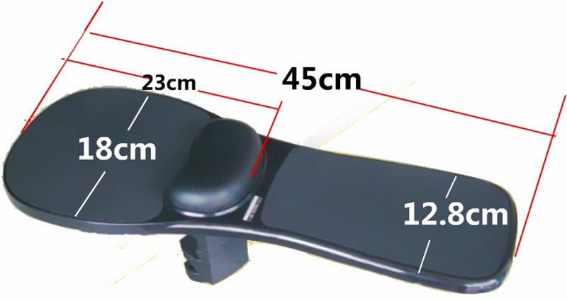 Table chair computer hand bracket mouse rotate wrist support mouse pad
