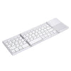 Ultra Light Mini Bluetooth Folding Keyboard 3.0 Touchpad with Three Layers Compatible