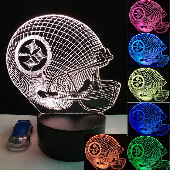 Pittsburgh Steelers Team Logo 3D Light LED