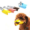 Dog Mask Muzzle Silicone Cute Duck Mouth