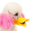 Dog Mask Muzzle Silicone Cute Duck Mouth