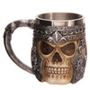 Resin Skull Warrior Tankard Viking Mug