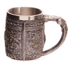 Resin Skull Warrior Tankard Viking Mug