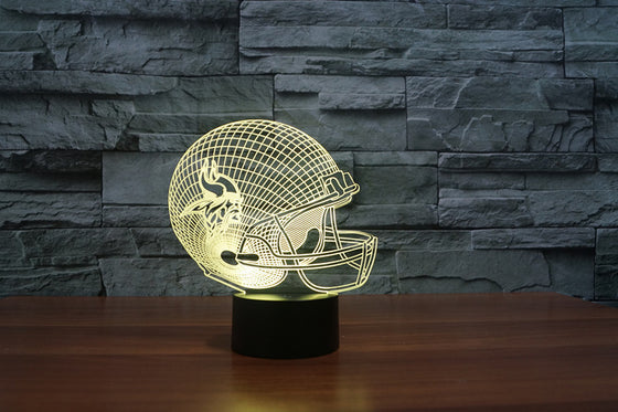 Minnesota Vikings Team Logo 3D Light LED