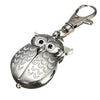 Pocket Watch Mini Metal Owl Jewelry Keychains