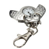 Pocket Watch Mini Metal Owl Jewelry Keychains