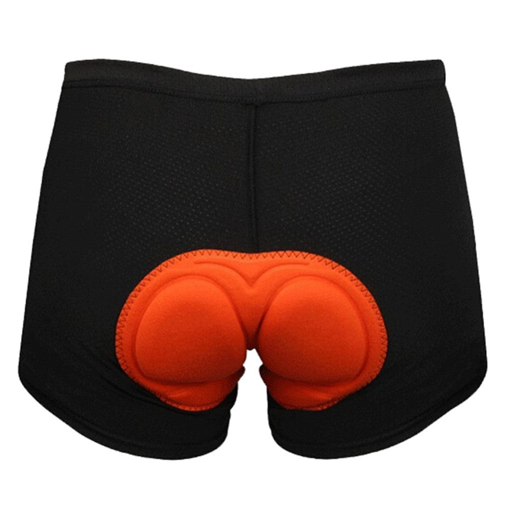 Unisex Black Bicycle Cycling Comfortable Underwear Silicon